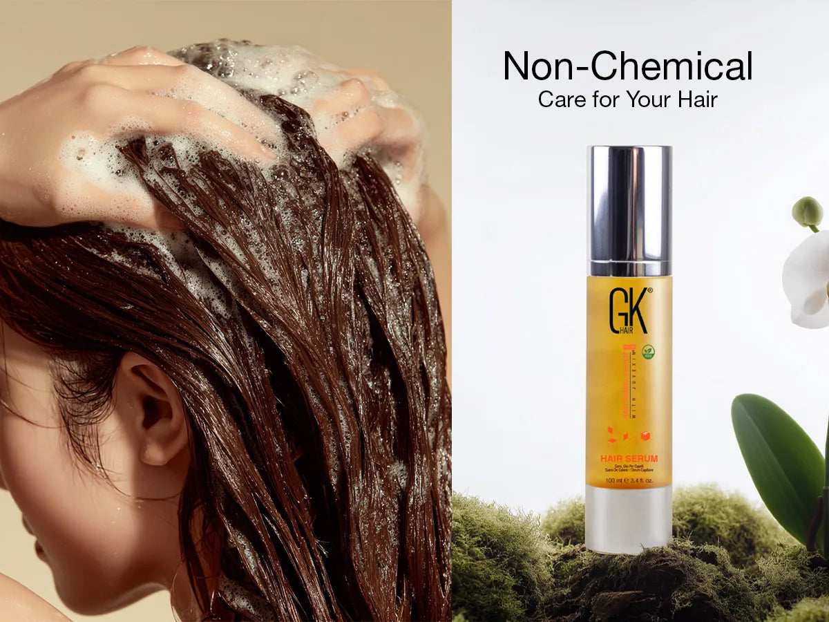 A Lady Treating her with Non-Chemical Care
