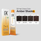 GK Hair Cream Color packaging with color swatches on a gray background