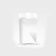 Small clear zip-top plastic bag, 24 cm x 19 cm, with a carry loop on each side, on a plain light background